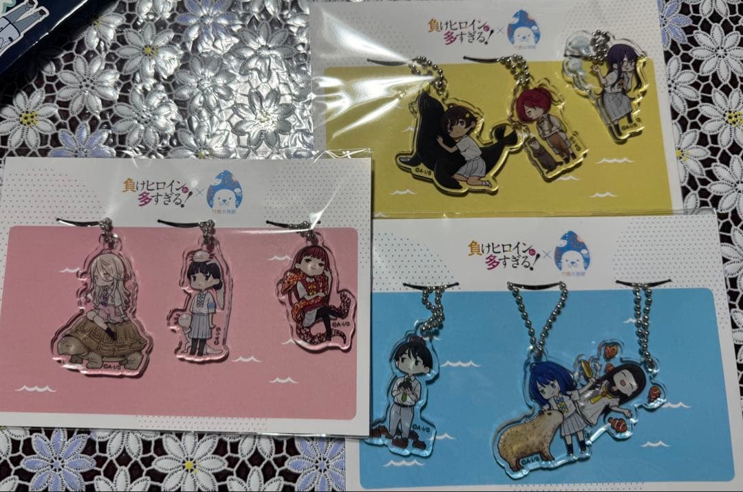 負けヒロインが多すぎる！×竹島水族館　アクリルキーホルダーセット　新品未開封