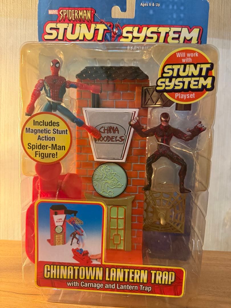 【SPIDER-MAN】スパイダーマン スタントシステム ビンテージのおもちゃ