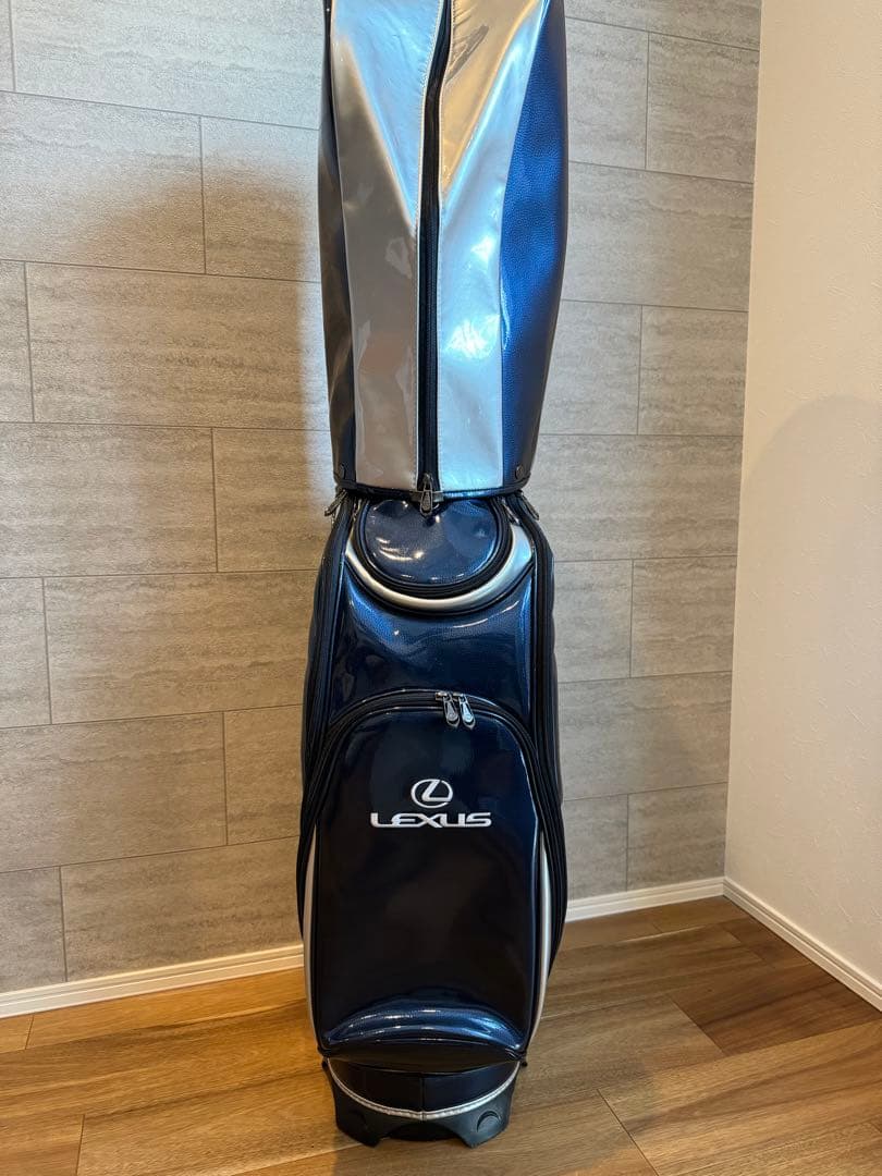 LEXUS ゴルフキャディバッグ ネイビー/シルバー