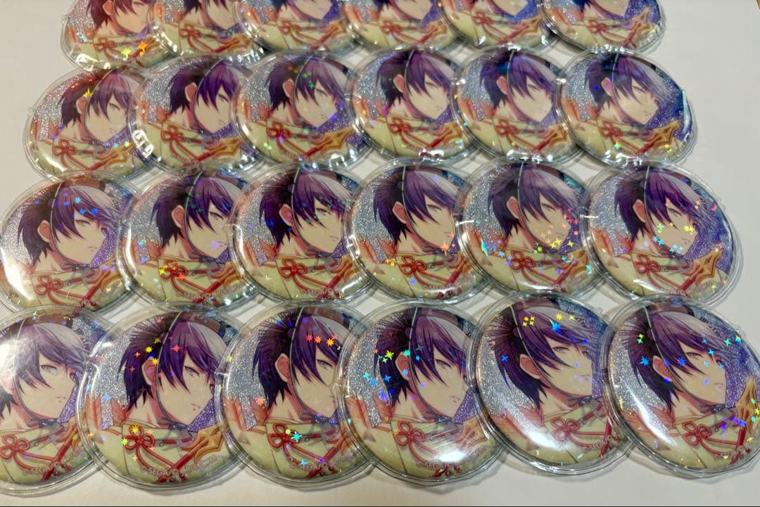 プロセカ 青柳冬弥 ひな祭り グリッター缶バッジ 6C