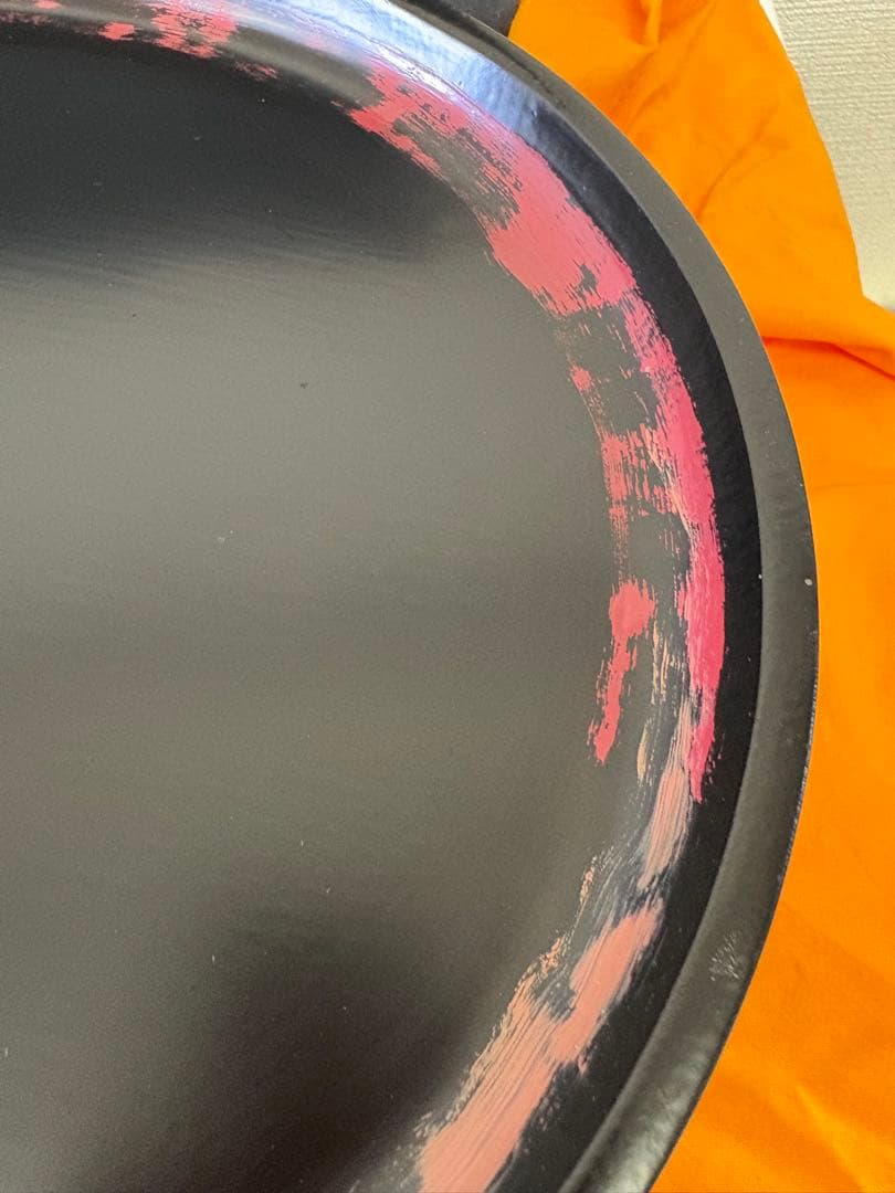 輪島塗　松本遊人作　高足盆