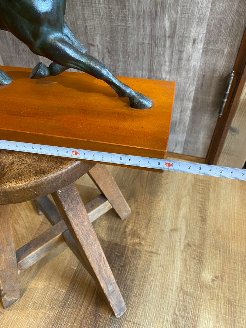 馬の置き物　ブロンズ