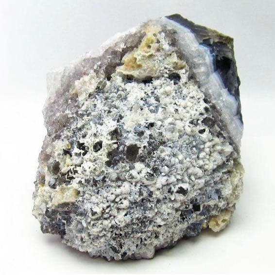 【愛の守護石、癒しと安らぎ】ビッグサイズ！カルサイト共生アメジスト原石クラスター