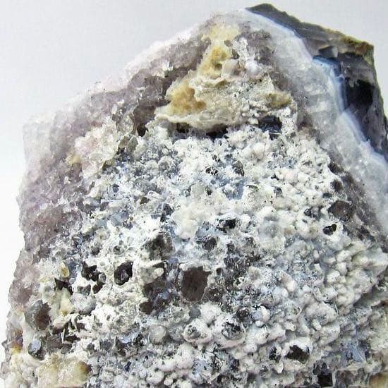 【愛の守護石、癒しと安らぎ】ビッグサイズ！カルサイト共生アメジスト原石クラスター