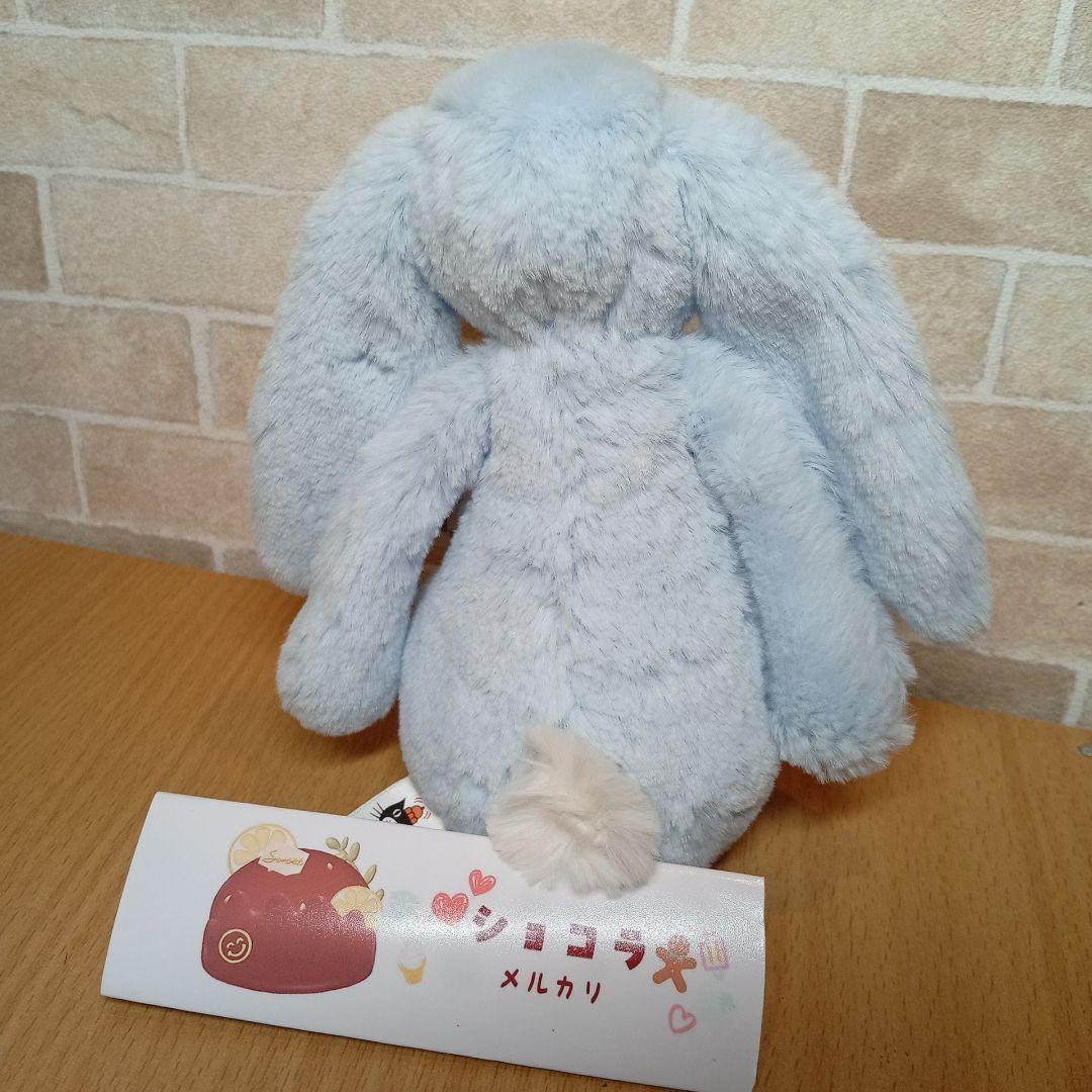 blue bunny rattle うさぎ　ラトル ぬいぐるみ