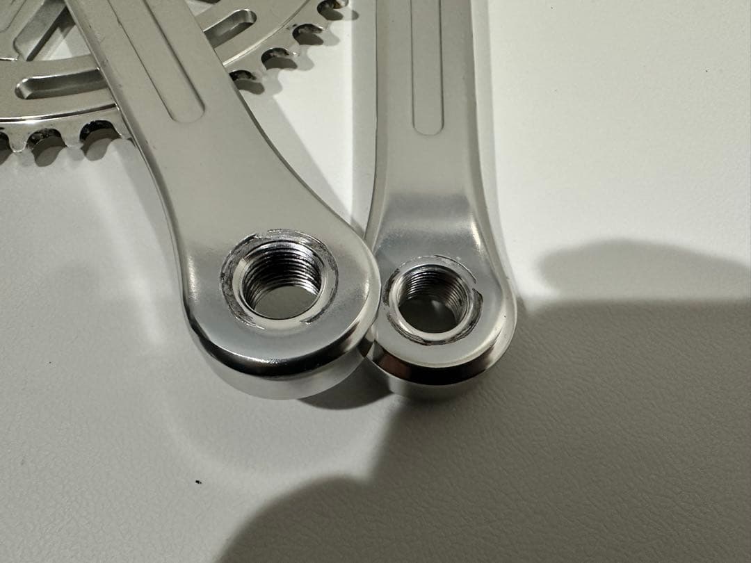 パーツ BLUE LUG RMC track crank 165mm silver