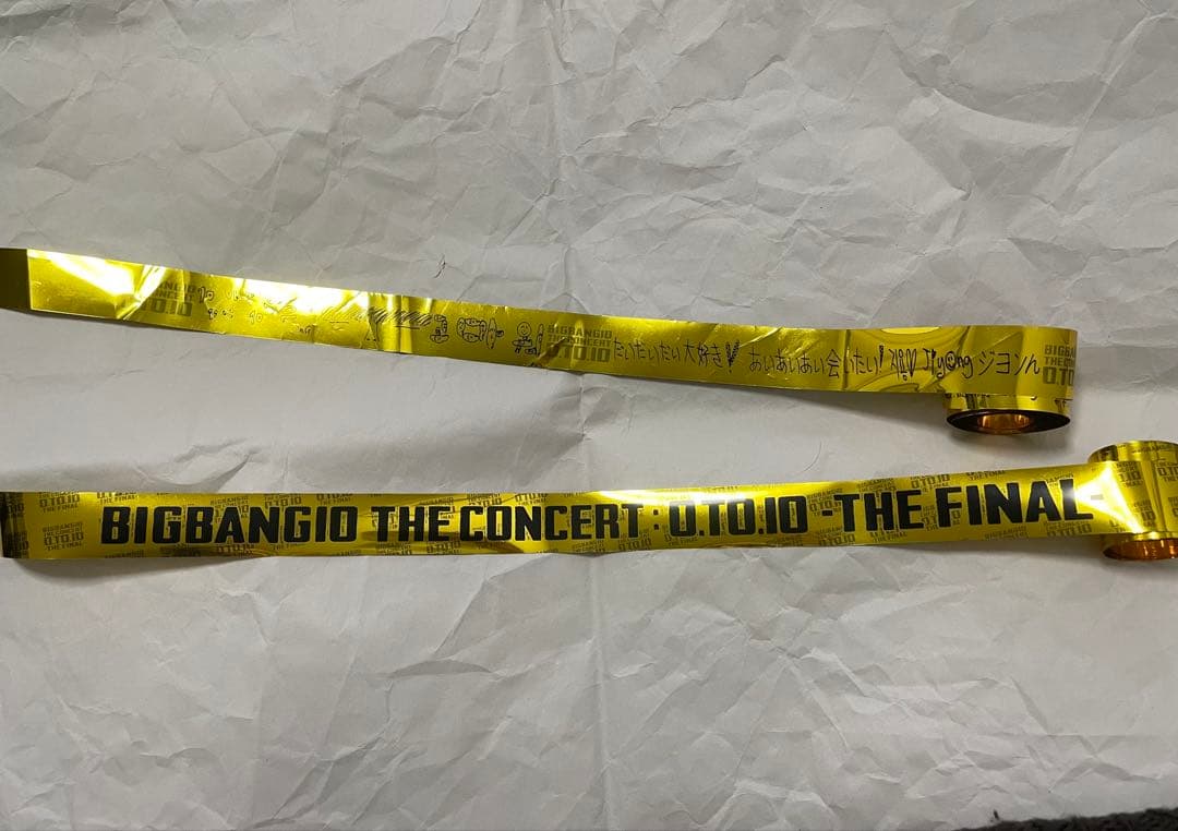 G-DRAGONライトリング.ペンライトver4.10th.金テープ+おまけ