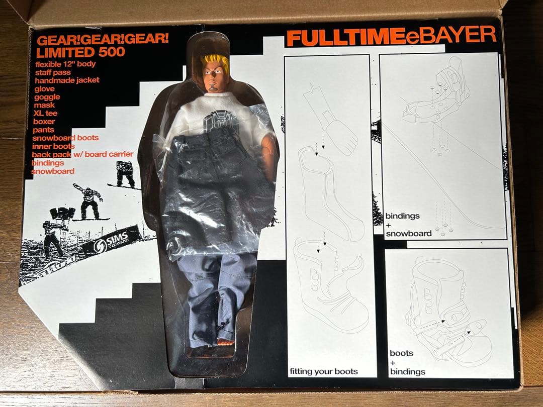FULLTIMEeBAYER 1/6スノーボードフィギュアSIMON 絶版