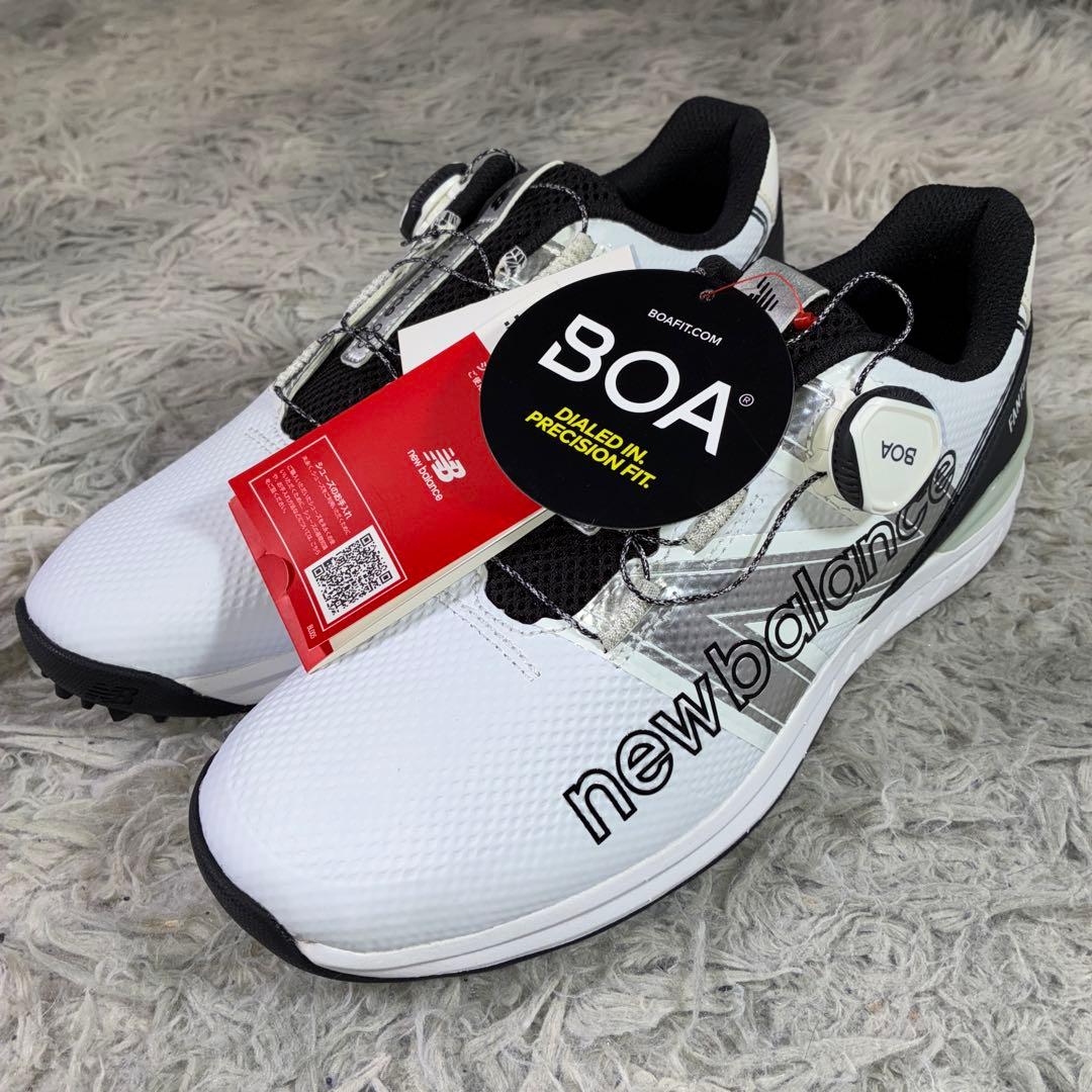 新品タグ付NEW BALANCEゴルフスパイクUGBF996X 24.5 BOA