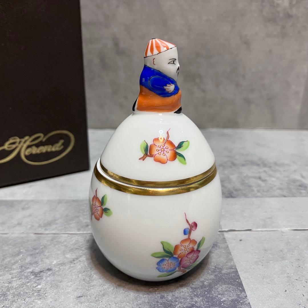 HEREND　ヘレンド　ボンボニエール シノワズリ マンダリン　おじさん