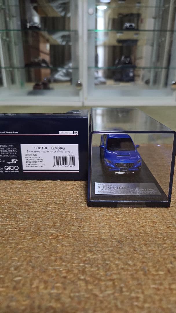 1/43 Hi-story スバル LEVORG STi WRブルー