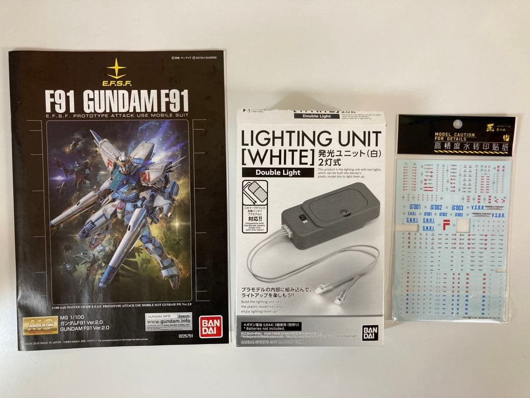 MG 1/100 ガンダムF91 Ver.2.0 ［チタニウムフィニッシュ］