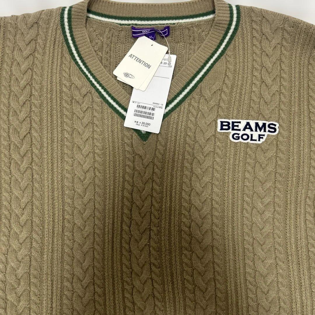 新品★BEAMS GOLF PURPLE LABEL / チルデンニットＸＬ