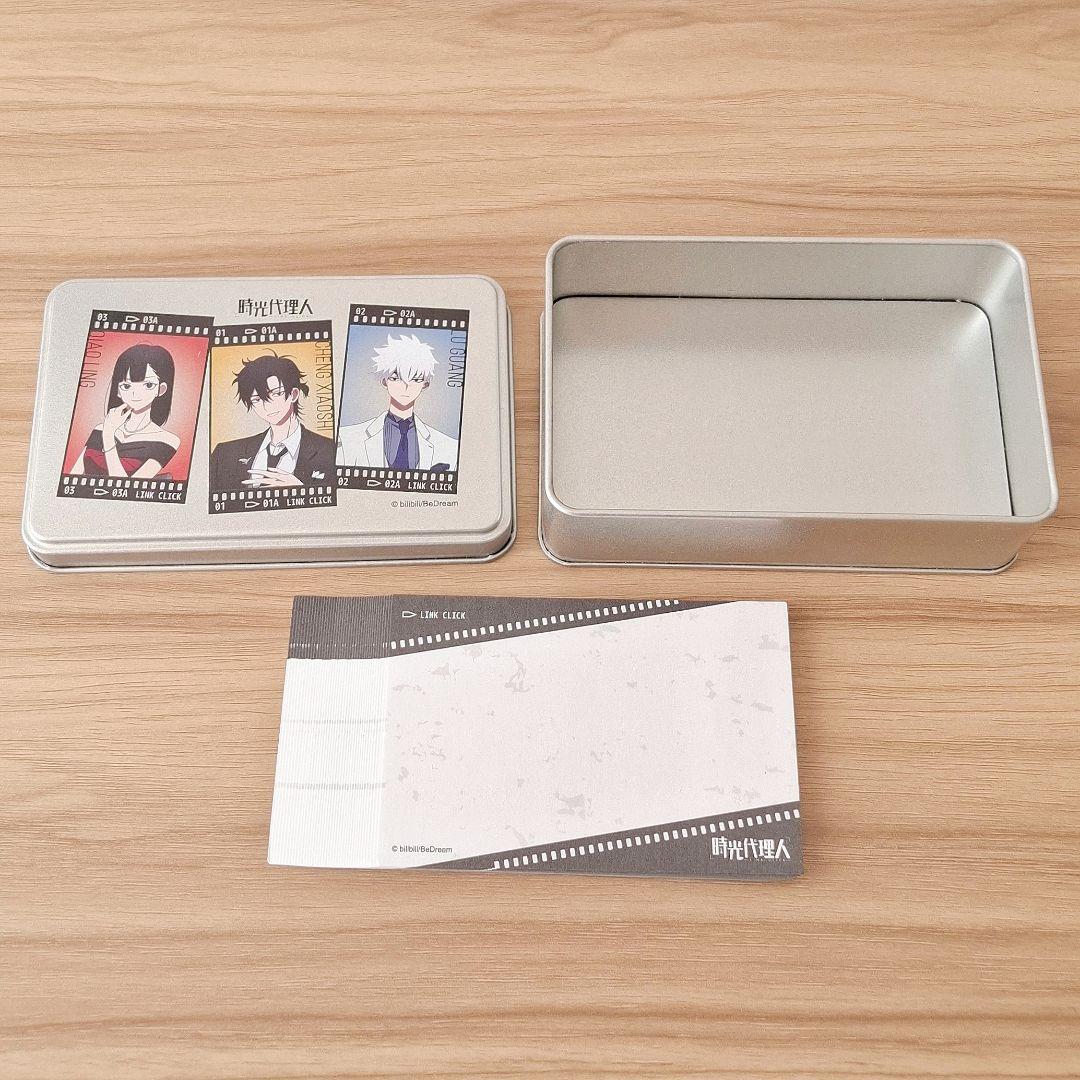 時光代理人 マルイコラボ メモ入り 缶ケース トキ ヒカル リン