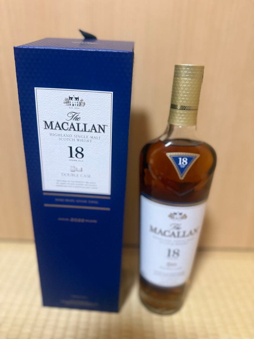 ウイスキー マッカランダブルカスク18年 43度　700ml 1本シングルモルト