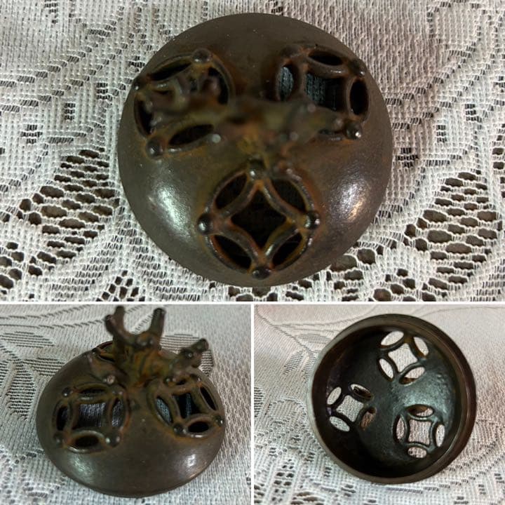 高岡銅器　瑞雲作　香炉 アンティーク インテリア