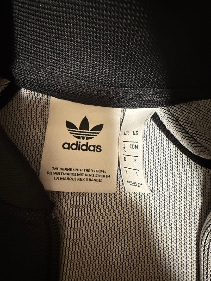 adidas ブラック ジャージ上下セット S