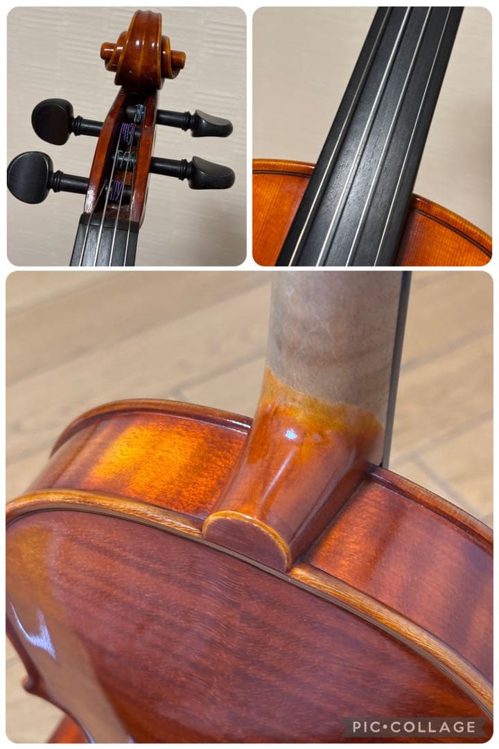 【美品】スズキ　バイオリン　No.520 4/4 2006年　虎杢