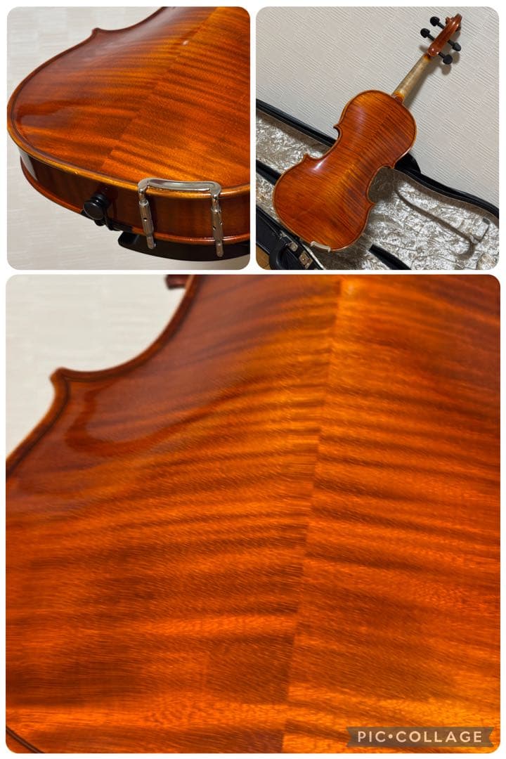 【美品】スズキ　バイオリン　No.520 4/4 2006年　虎杢