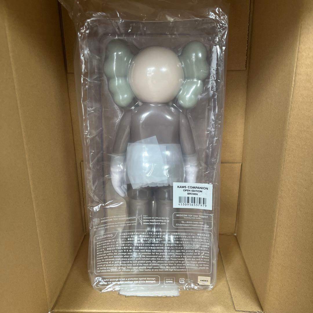 ✅*ル様 KAWS COMPANION OPEN EDITION ブラウン