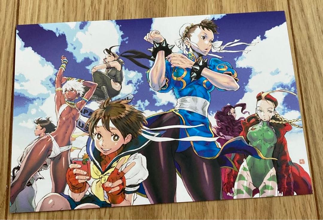 ストリートファイター　展覧会　ステッカー　コンプ　ポストカード　非売品　希少