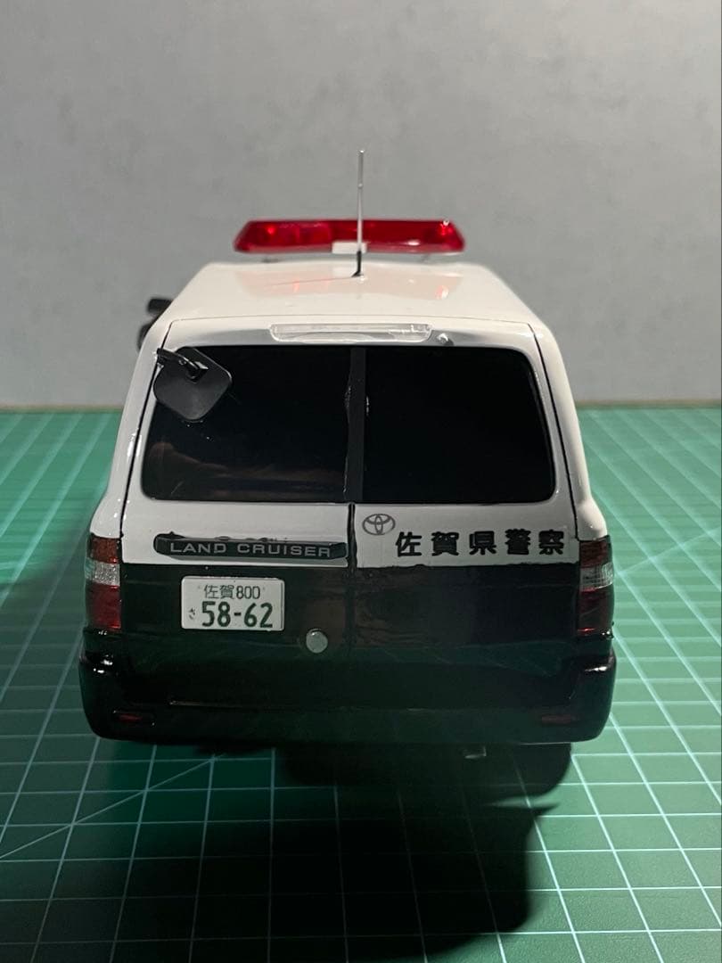 フジミ 1/24 トヨタ ランドクルーザー ランクル パトカー　完成品②