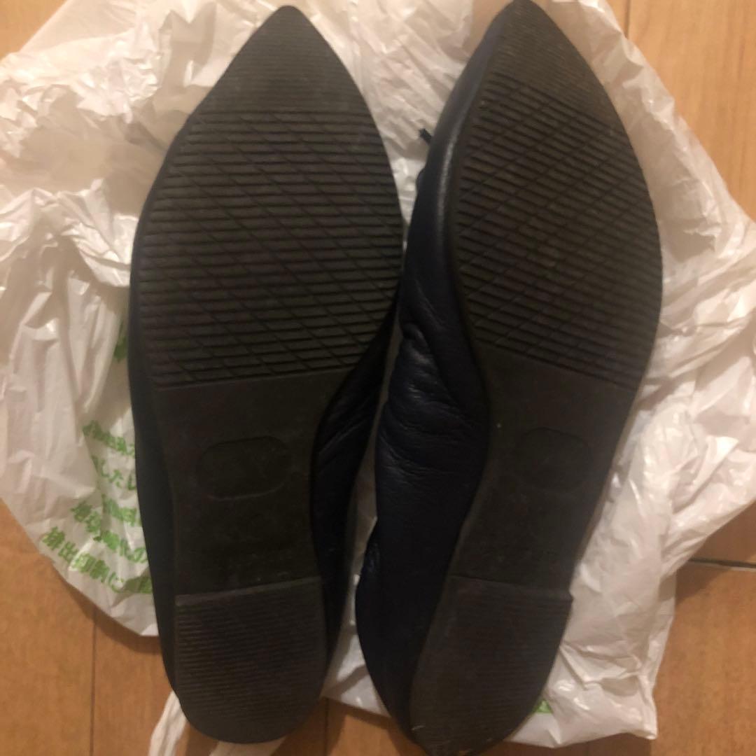 バレエシューズ　　ネイビー