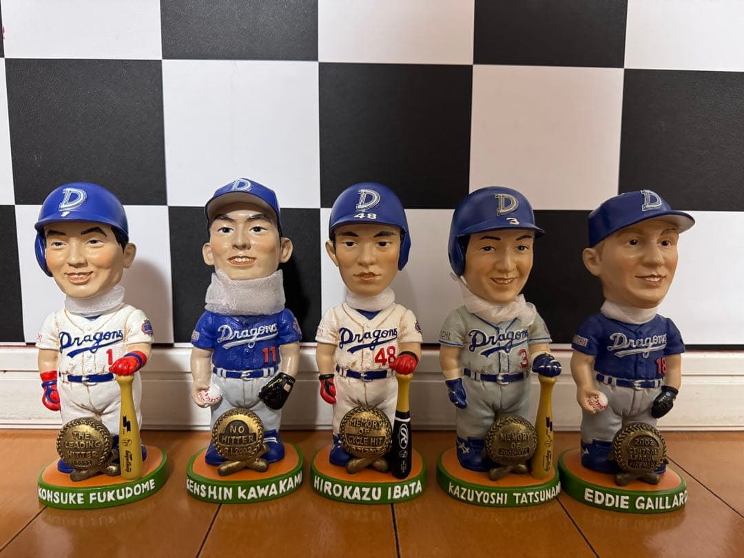中日ドラゴンズ　バブルヘッド　フィギュア