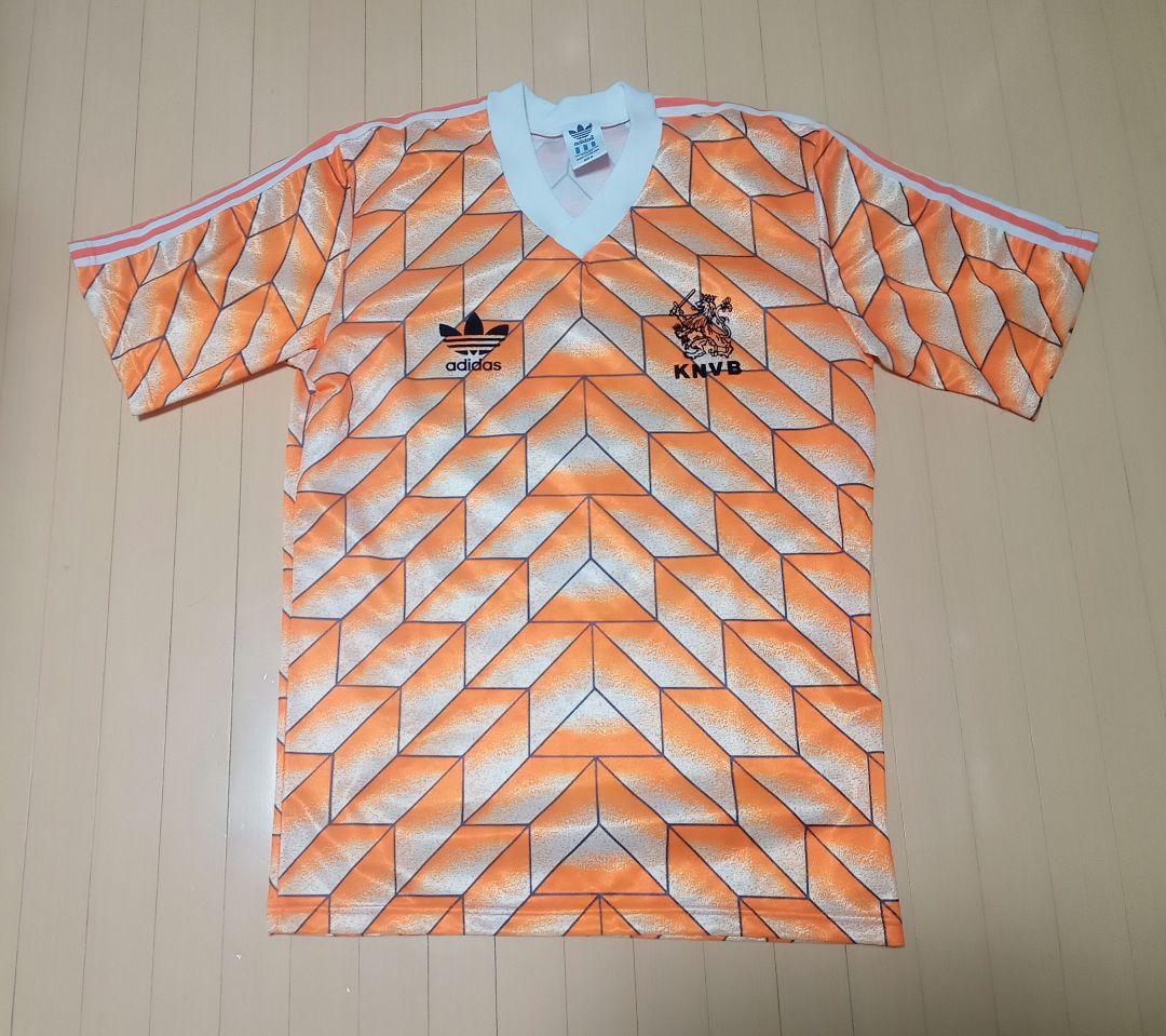 超レア adidasアディダス オランダ代表 88（H）ゲームシャツ