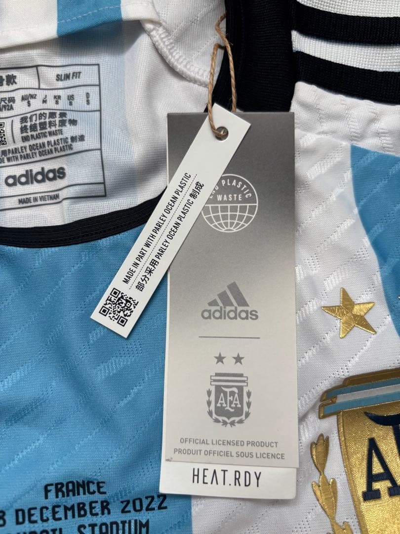 国内正規メッシ 2022カタールW杯 アルゼンチン　オーセンティックユニフォーム