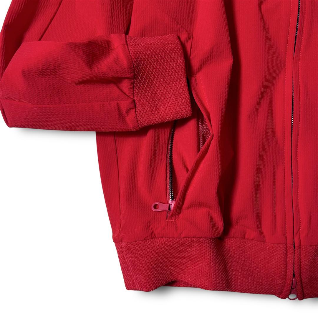 4 パーリーゲイツ シアサッカー Nyタスランドビーストレッチ テックブルゾン