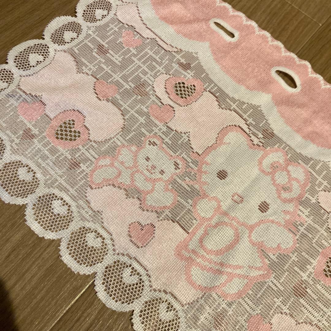 レトロ　エンジェルキティ　カフェカーテン　サンリオ