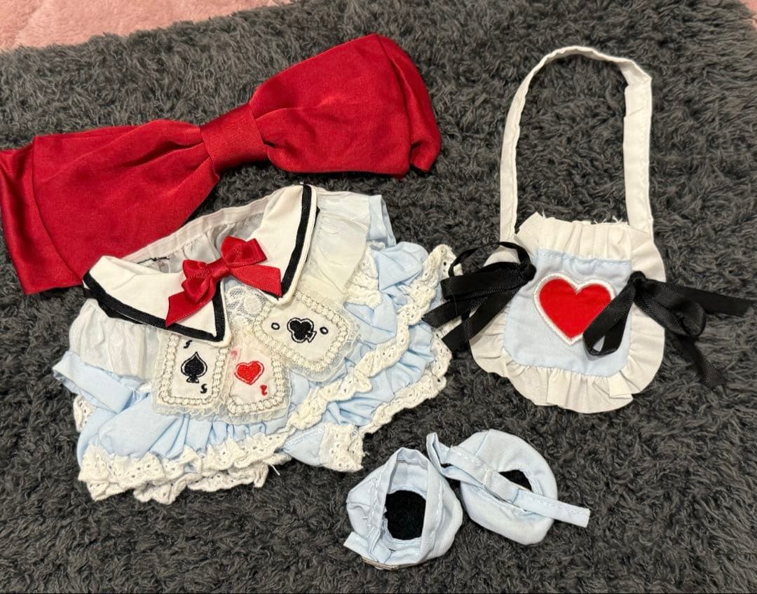 20cm完売レア限定アリストランプメイド風着せ替えぬいぐるみ服セット♪