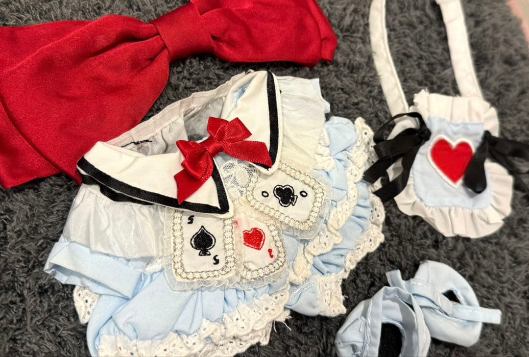 20cm完売レア限定アリストランプメイド風着せ替えぬいぐるみ服セット♪