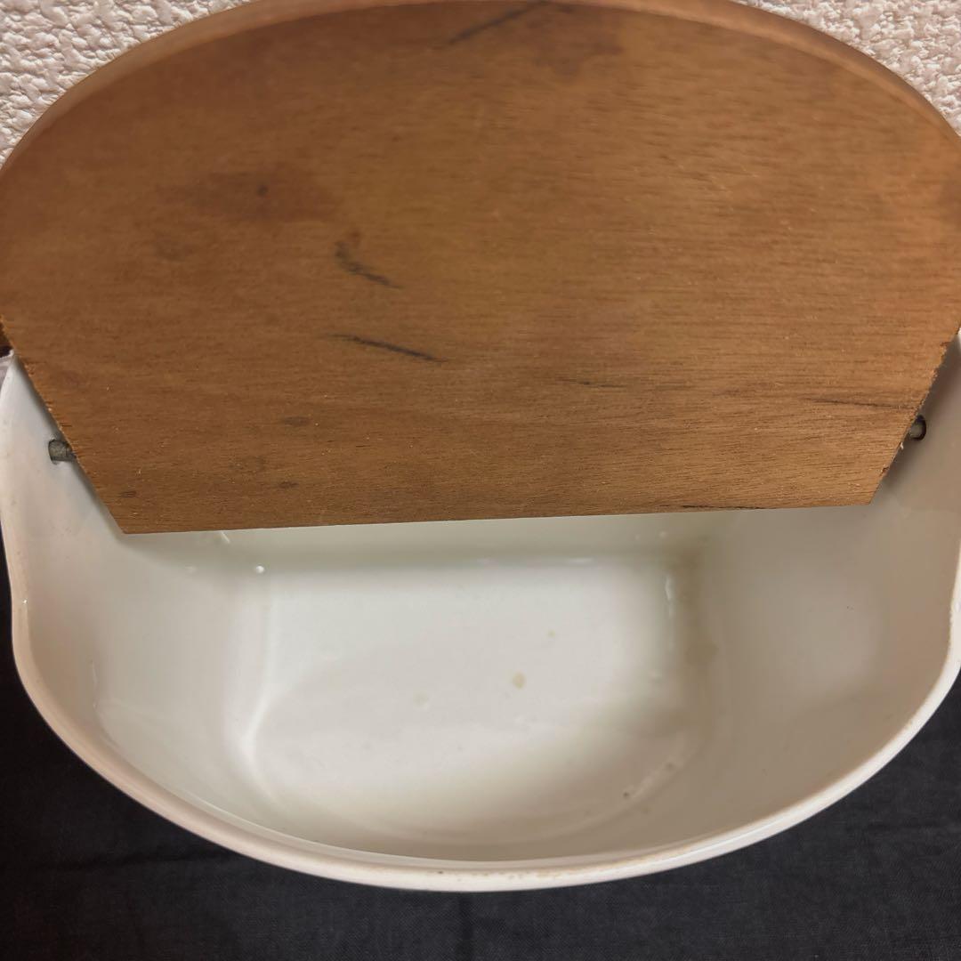 北欧ヴィンテージ ノルウェー エーゲルスン 壁掛け塩入れ 木製蓋 1960年代