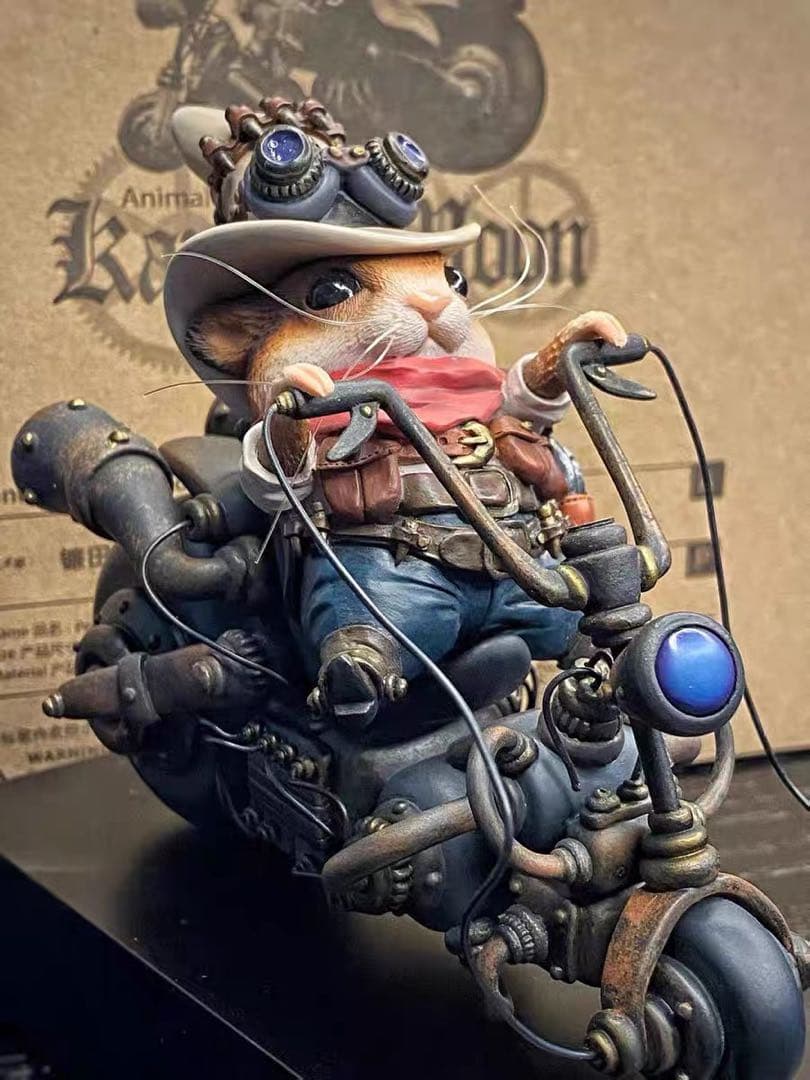 デザイナーズトイ 鎌田光司 ハムスターの機関車 赤版 トレトイフィギュア