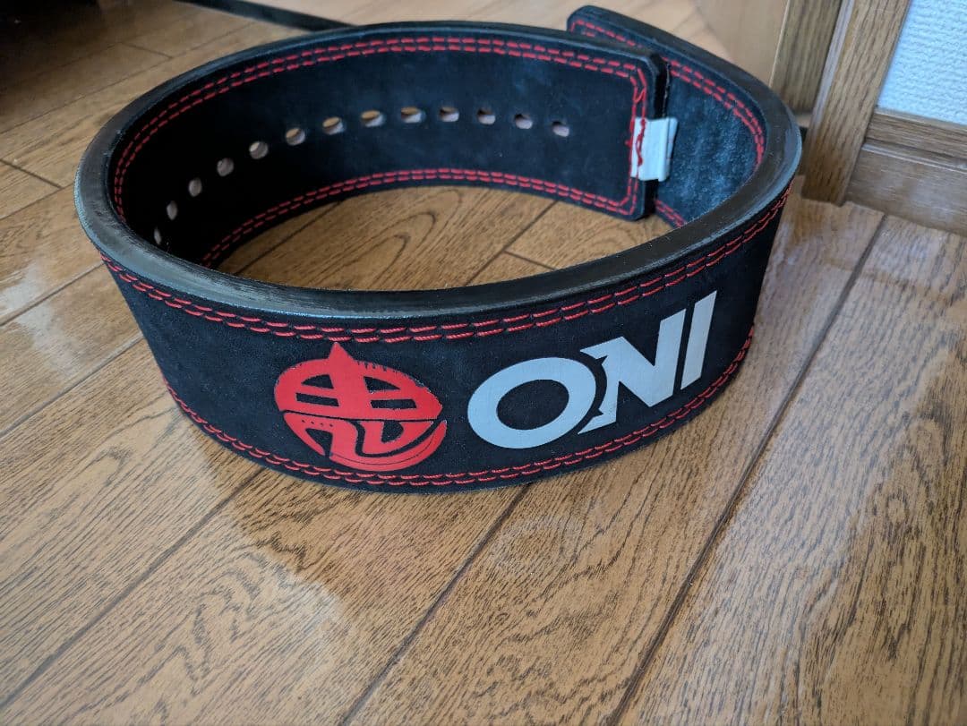 ONI 鬼 レバーアクションパワーベルトNX IPF公認 13mm　size:S