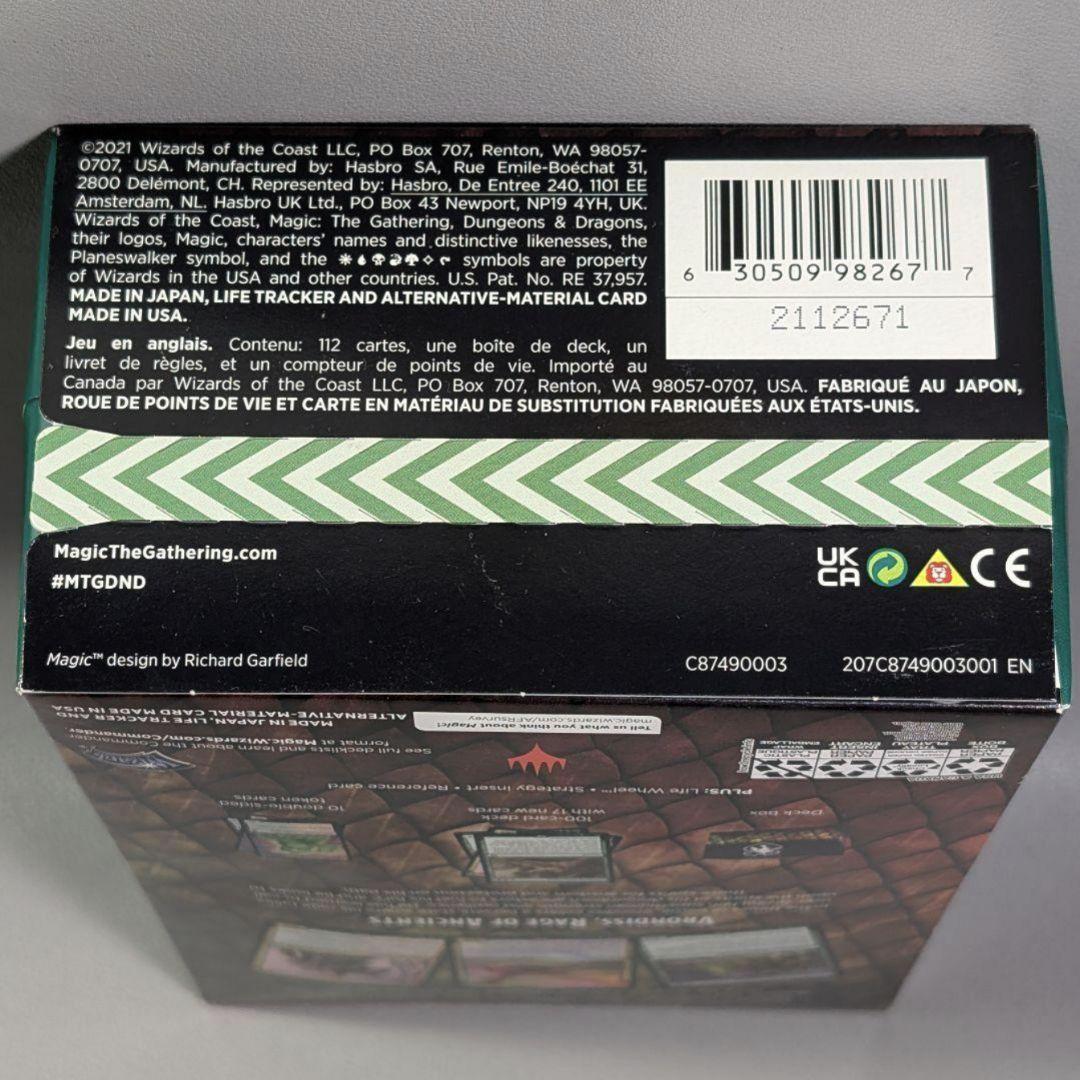 【未開封】フォーゴトン・レルム探訪 統率者デッキ ドラゴンの怒り　英語版