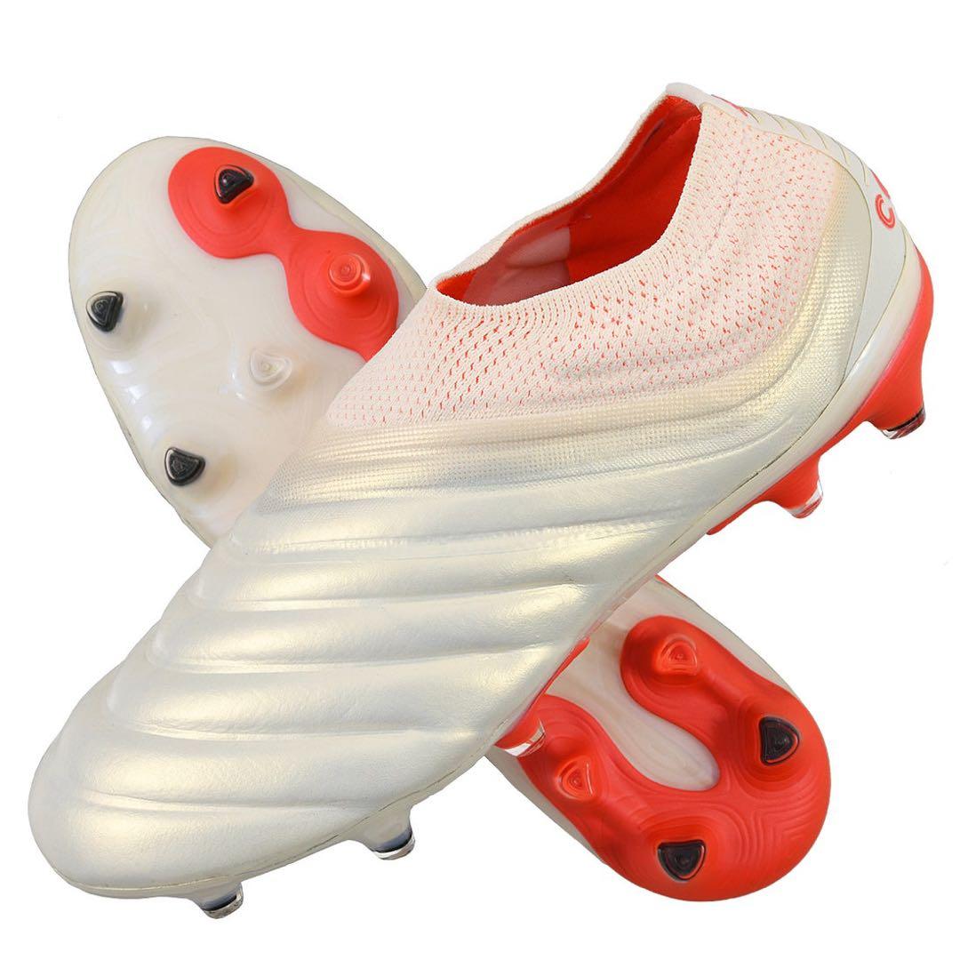 アディダス コパ 19+ FG/AG(ホワイト×レッド)
