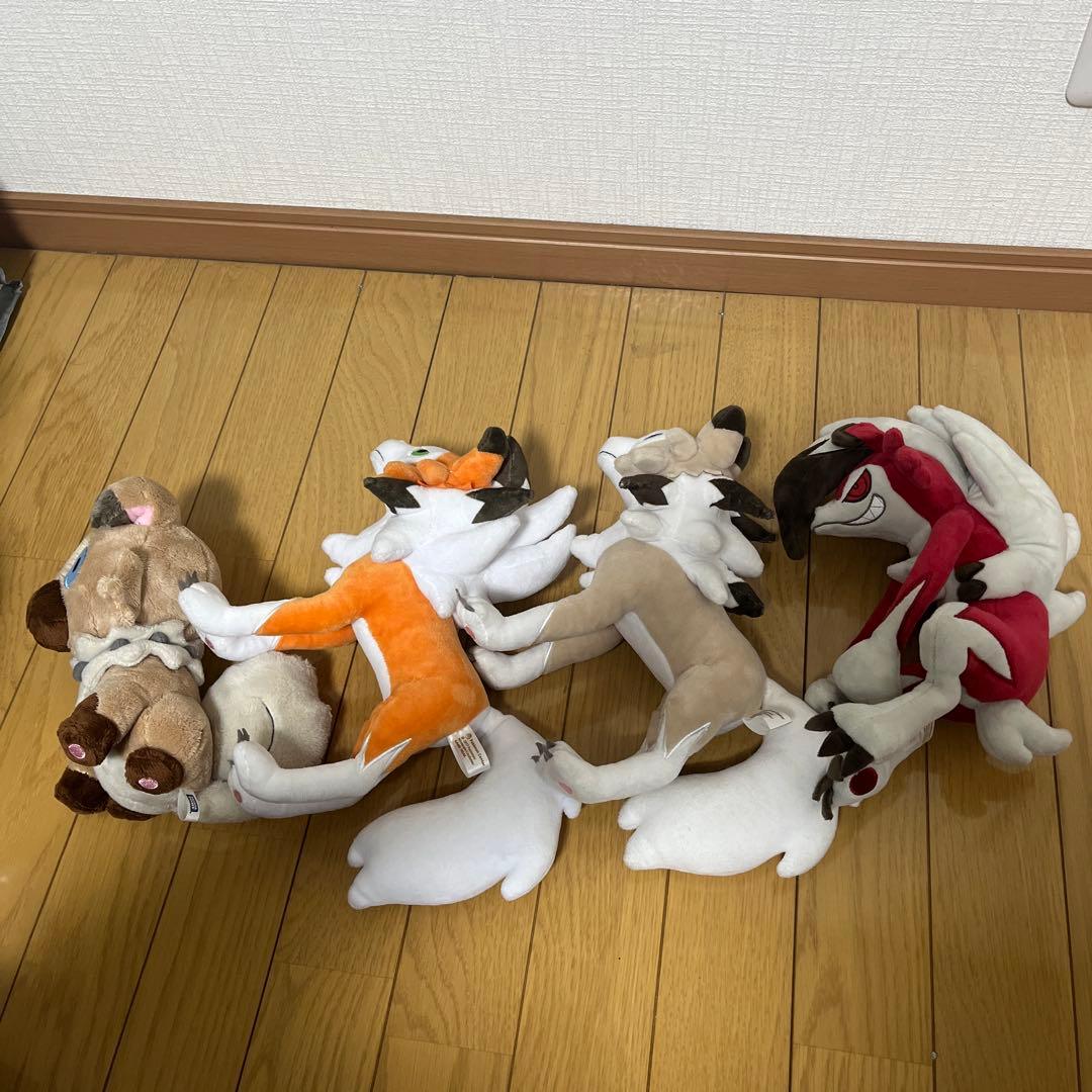 ポケモンセンター　タカラトミー ルガルガン イワンコ ぬいぐるみ セット