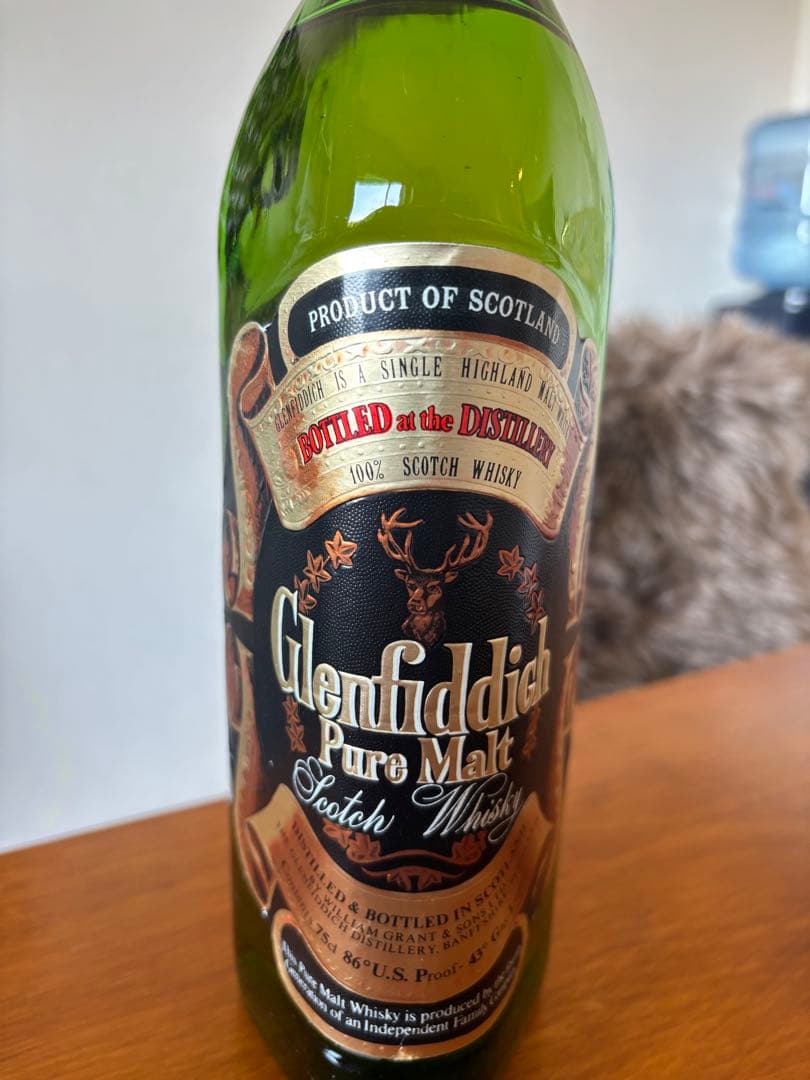 【希少】ヴィンテージ1980年代　旧ボトル　グレンフィディック ピュアモルト
