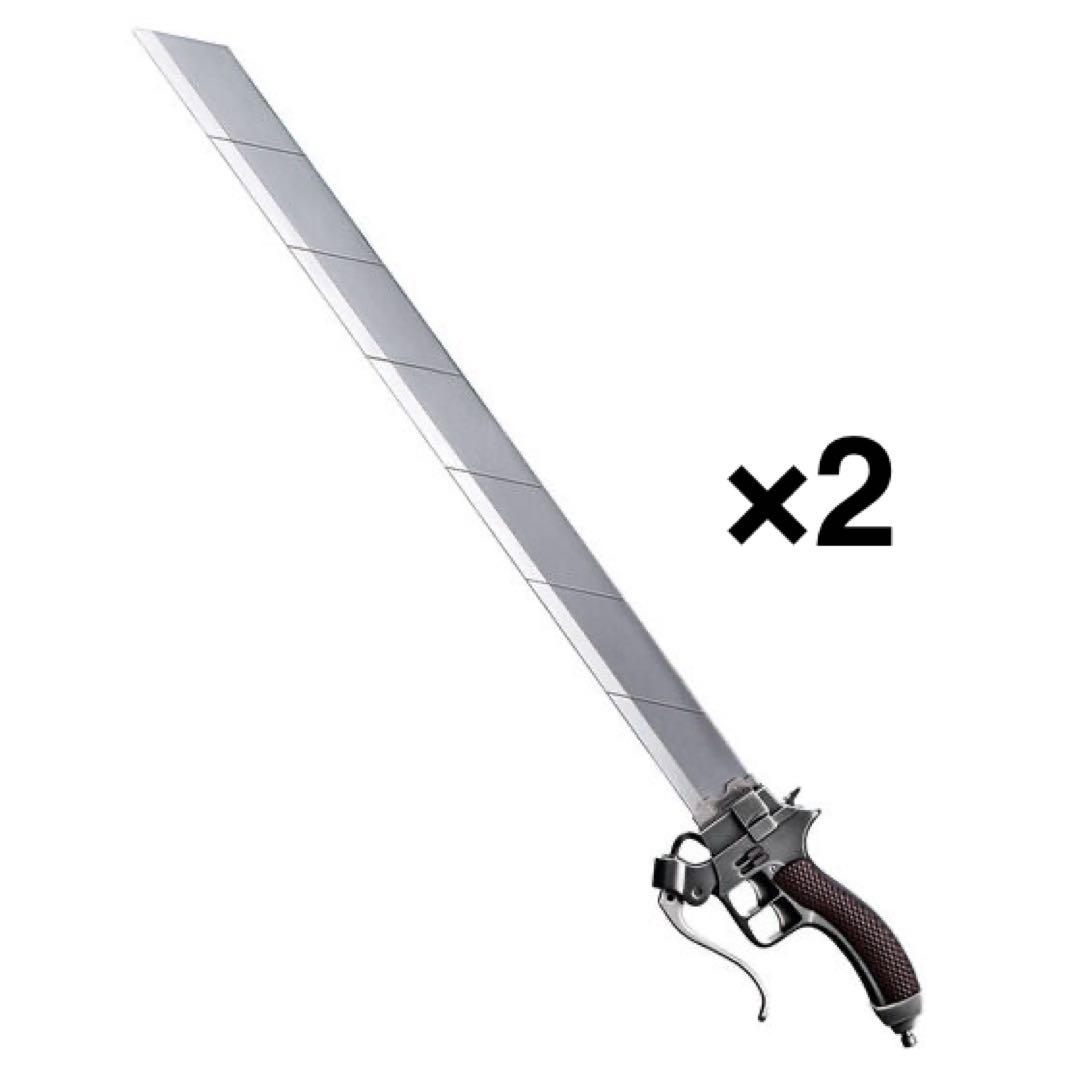 進撃の巨人超硬質ブレード COMPLETE EDITION2本+ ミカサマフラー