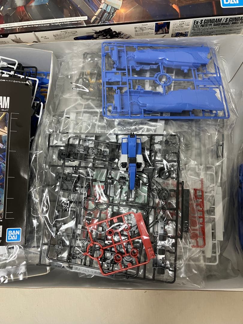 MG Ex-Sガンダム　組み立て途中