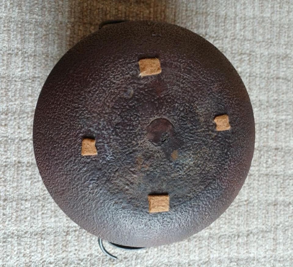 アンティーク　茶釜　鋳鉄釜　佐藤淨清 作　工芸品