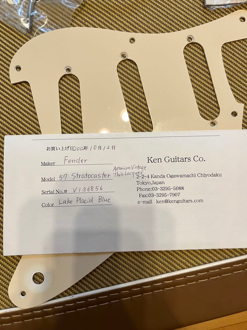 ギター Fender 57 stratocaster American Vintage