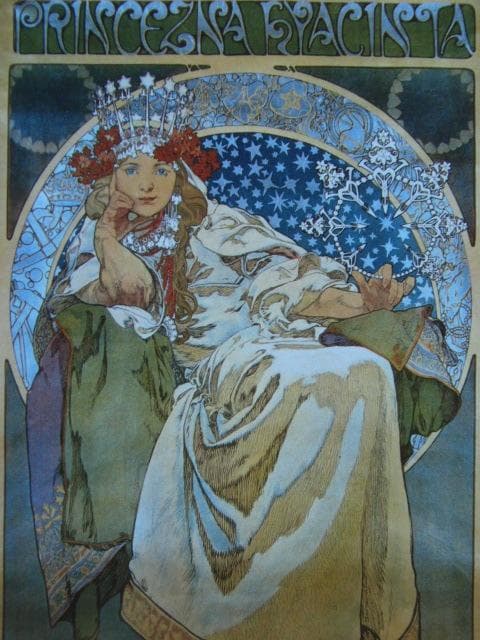 アルフォンス・ミュシャ、Alphonse Mucha、【ヒヤシンス姫】
