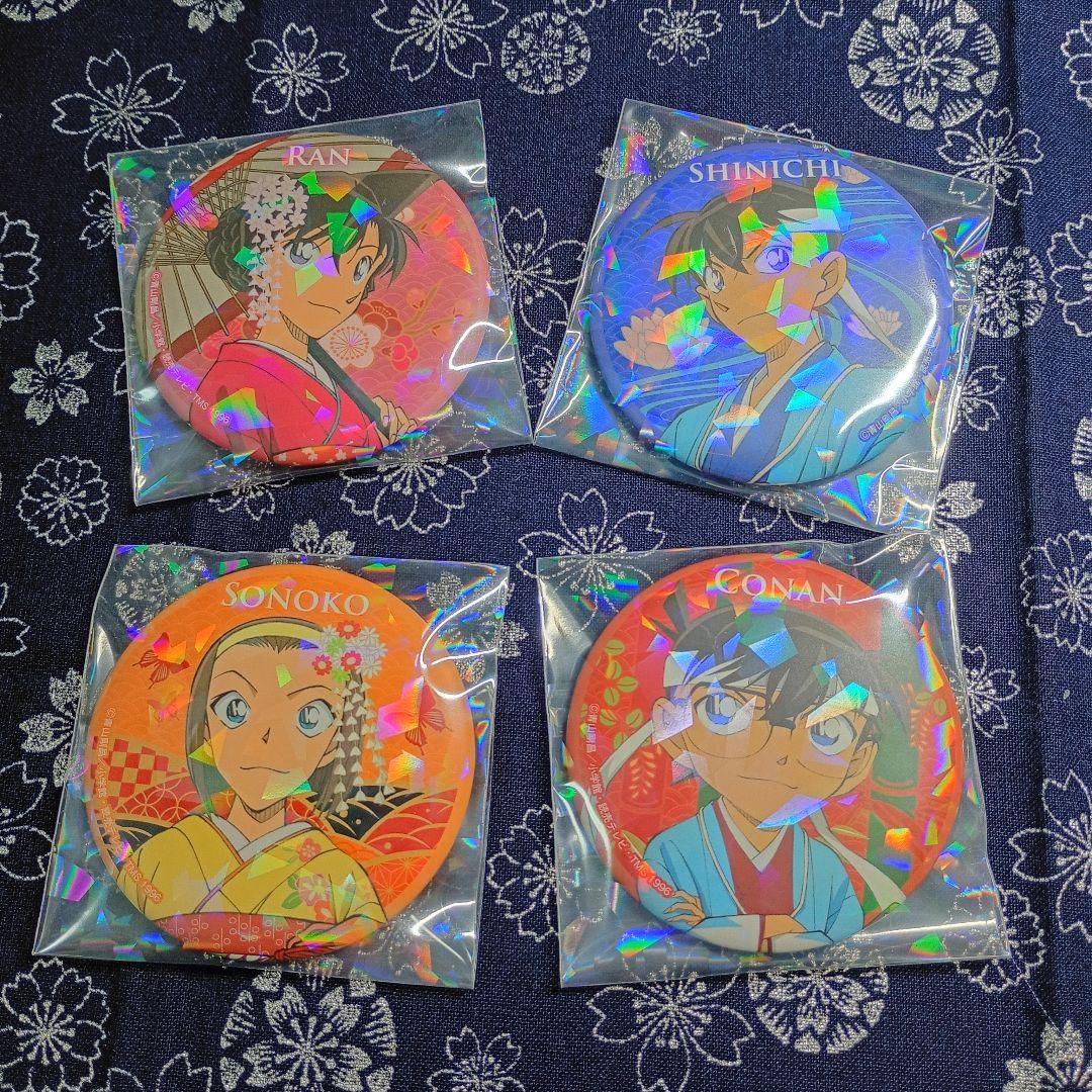 名探偵コナン　トムス　新選組　缶バッジ set