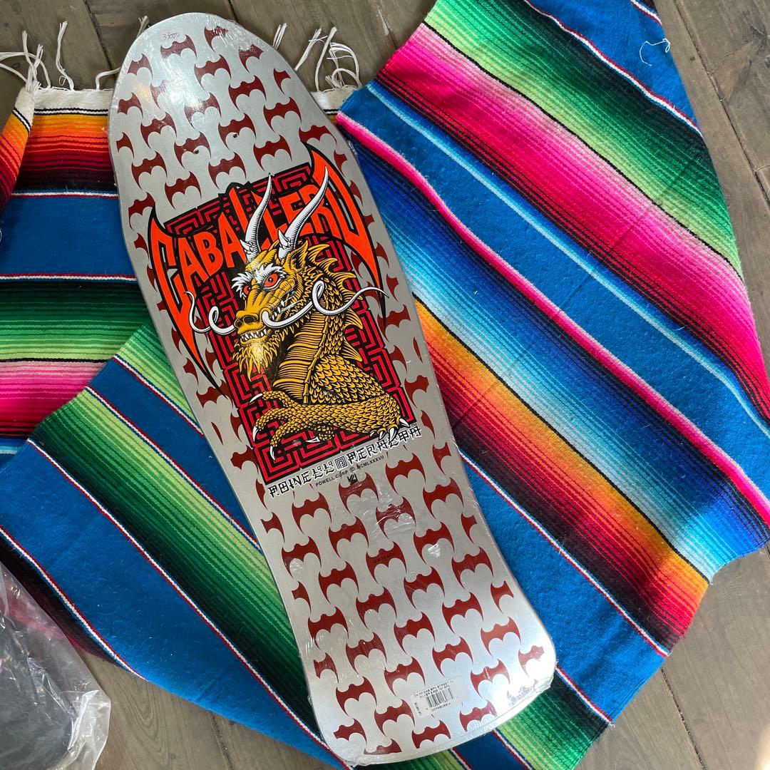 Powell スティーブキャバレロ　スケボーデッキ 復刻デザイン9.625㌅