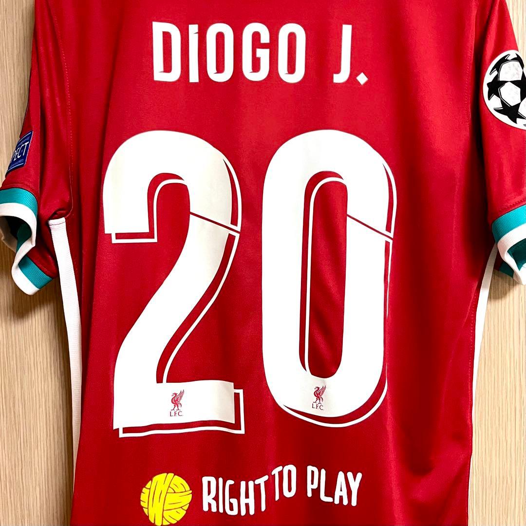 リバプール　2020/21 ホームユニフォーム　UCL仕様　ディオゴ・ジョッタ