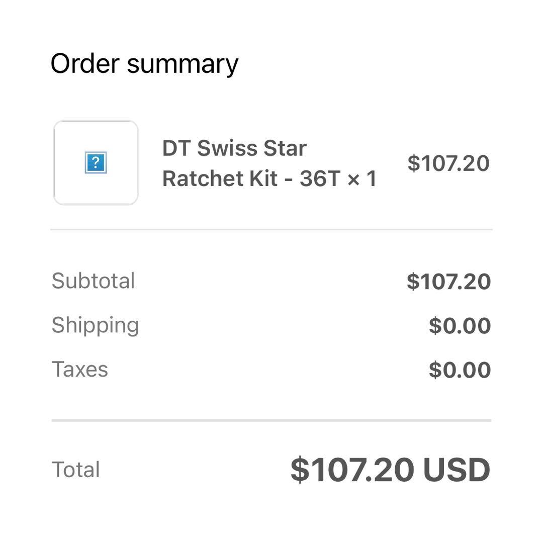 純正 DT SWISS スターラチェット 36t